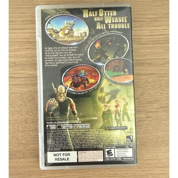 Daxter - Sony PSP, 2006 - Black Label - BOX ONLY WITH MANUAL PSP BUNDLE - Picture 2 of 9